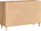 vidaXL - Dressoir - 102x35x70 - cm - bewerkt - hout - artisanaal - eikenkleurig