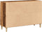 vidaXL - Dressoir - 102x35x70 - cm - bewerkt - hout - oud - houtkleurig