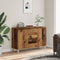 vidaXL - Dressoir - 102x35x70 - cm - bewerkt - hout - oud - houtkleurig