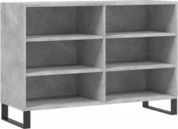 vidaXL - Dressoir - 103,5x35x70 - cm - bewerkt - hout - betongrijs