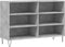 vidaXL - Dressoir - 103,5x35x70 - cm - bewerkt - hout - betongrijs