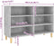 vidaXL - Dressoir - 103,5x35x70 - cm - bewerkt - hout - betongrijs