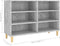 vidaXL - Dressoir - 103,5x35x70 - cm - bewerkt - hout - betongrijs