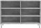 vidaXL - Dressoir - 103,5x35x70 - cm - bewerkt - hout - betongrijs