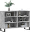 vidaXL - Dressoir - 103,5x35x70 - cm - bewerkt - hout - betongrijs