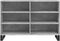 vidaXL - Dressoir - 103,5x35x70 - cm - bewerkt - hout - betongrijs