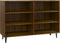 vidaXL - Dressoir - 103,5x35x70 - cm - bewerkt - hout - bruin - eikenkleur