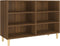 vidaXL - Dressoir - 103,5x35x70 - cm - bewerkt - hout - bruin - eikenkleur