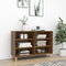 vidaXL - Dressoir - 103,5x35x70 - cm - bewerkt - hout - bruin - eikenkleur