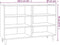 vidaXL - Dressoir - 103,5x35x70 - cm - bewerkt - hout - bruin - eikenkleur