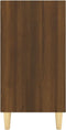 vidaXL - Dressoir - 103,5x35x70 - cm - bewerkt - hout - bruin - eikenkleur