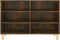 vidaXL - Dressoir - 103,5x35x70 - cm - bewerkt - hout - gerookt - eikenkleurig