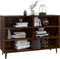 vidaXL - Dressoir - 103,5x35x70 - cm - bewerkt - hout - gerookt - eikenkleurig