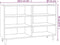vidaXL - Dressoir - 103,5x35x70 - cm - bewerkt - hout - gerookt - eikenkleurig