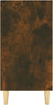 vidaXL - Dressoir - 103,5x35x70 - cm - bewerkt - hout - gerookt - eikenkleurig