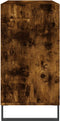 vidaXL - Dressoir - 103,5x35x70 - cm - bewerkt - hout - gerookt - eikenkleurig