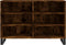 vidaXL - Dressoir - 103,5x35x70 - cm - bewerkt - hout - gerookt - eikenkleurig