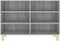 vidaXL - Dressoir - 103,5x35x70 - cm - bewerkt - hout - grijs - sonoma - eikenkleurig