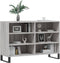 vidaXL - Dressoir - 103,5x35x70 - cm - bewerkt - hout - grijs - sonoma - eikenkleurig