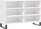 vidaXL - Dressoir - 103,5x35x70 - cm - bewerkt - hout - hoogglans - wit