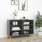 vidaXL - Dressoir - 103,5x35x70 - cm - bewerkt - hout - hoogglans - grijs