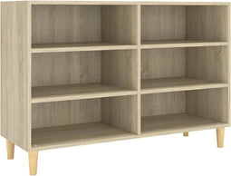 vidaXL - Dressoir - 103,5x35x70 - cm - bewerkt - hout - sonoma - eikenkleurig