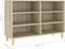 vidaXL - Dressoir - 103,5x35x70 - cm - bewerkt - hout - sonoma - eikenkleurig
