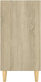vidaXL - Dressoir - 103,5x35x70 - cm - bewerkt - hout - sonoma - eikenkleurig