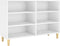vidaXL - Dressoir - 103,5x35x70 - cm - bewerkt - hout - wit