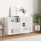 vidaXL - Dressoir - 103,5x35x70 - cm - bewerkt - hout - wit