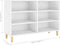 vidaXL - Dressoir - 103,5x35x70 - cm - bewerkt - hout - wit