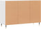 vidaXL - Dressoir - 103,5x35x70 - cm - bewerkt - hout - wit