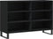 vidaXL - Dressoir - 103,5x35x70 - cm - bewerkt - hout - zwart