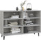 vidaXL - Dressoir - 103,5x35x70 - cm - spaanplaat - betongrijs