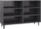 vidaXL - Dressoir - 103,5x35x70 - cm - spaanplaat - hoogglans - grijs