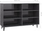 vidaXL - Dressoir - 103,5x35x70 - cm - spaanplaat - hoogglans - grijs