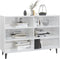vidaXL - Dressoir - 103,5x35x70 - cm - spaanplaat - hoogglans - wit