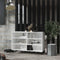 vidaXL - Dressoir - 103,5x35x70 - cm - spaanplaat - wit