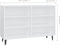 vidaXL - Dressoir - 103,5x35x70 - cm - spaanplaat - wit