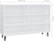 vidaXL - Dressoir - 103,5x35x70 - cm - spaanplaat - wit