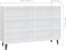 vidaXL - Dressoir - 103,5x35x70 - cm - spaanplaat - wit