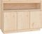 vidaXL - Dressoir - 104,5x34x80 - cm - massief - grenenhout