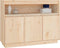 vidaXL - Dressoir - 104,5x34x80 - cm - massief - grenenhout
