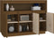 vidaXL - Dressoir - 104,5x34x80 - cm - massief - grenenhout - honingbruin