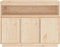 vidaXL - Dressoir - 104,5x34x80 - cm - massief - grenenhout