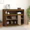 vidaXL - Dressoir - 104,5x34x80 - cm - massief - grenenhout - honingbruin