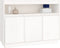 vidaXL - Dressoir - 104,5x34x80 - cm - massief - grenenhout - wit