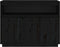 vidaXL - Dressoir - 104,5x34x80 - cm - massief - grenenhout - zwart