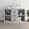 vidaXL - Dressoir - 104,5x35,5x67,5 - cm - bewerkt - hout - betongrijs