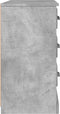 vidaXL - Dressoir - 104,5x35,5x67,5 - cm - bewerkt - hout - betongrijs